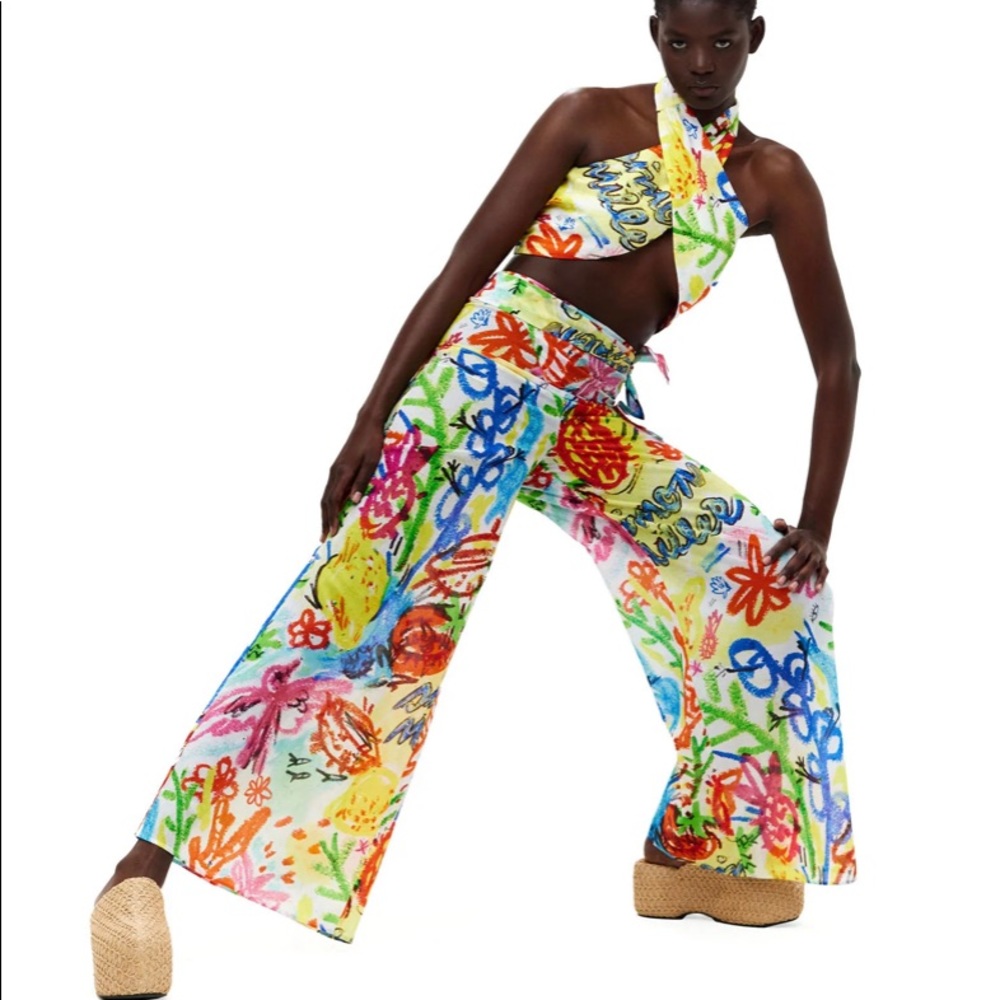 Simon Miller Lagga Pant in Pastel Print